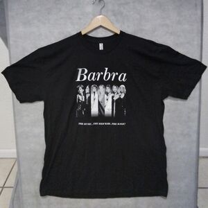 Men's Barbara Streisand 2016 Official Concert Tour Shirt : Size 2XL : Black